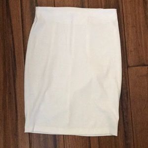 White skirt